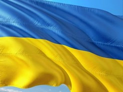 ukrainische flagge