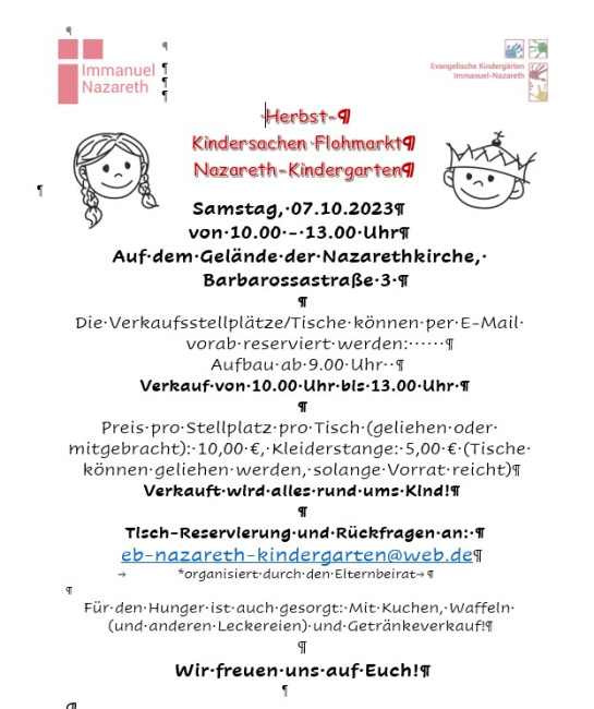 Flohmarkt