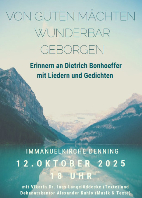 Erinnern an Bonhoeffer