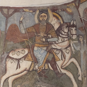 Antoniuskloster Kapelle Reiterheiliger St. Georg im Kamp gegen das Böse